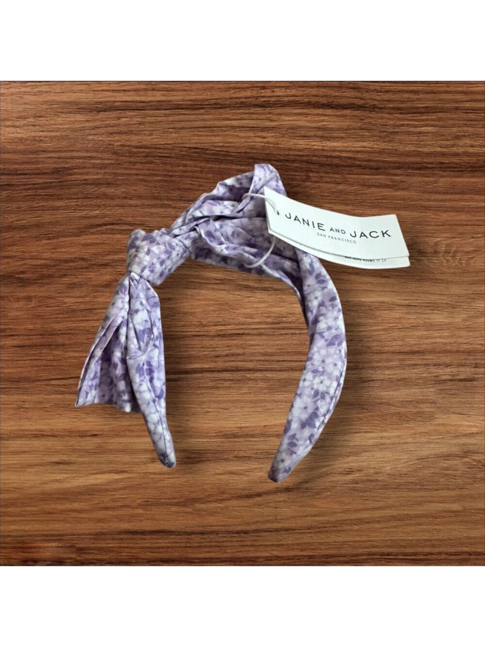 JANIE AND JACK Smock Shop Purple Floral Toddler Headband NEW NWT